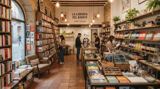 Interior de Librería El Globo en León