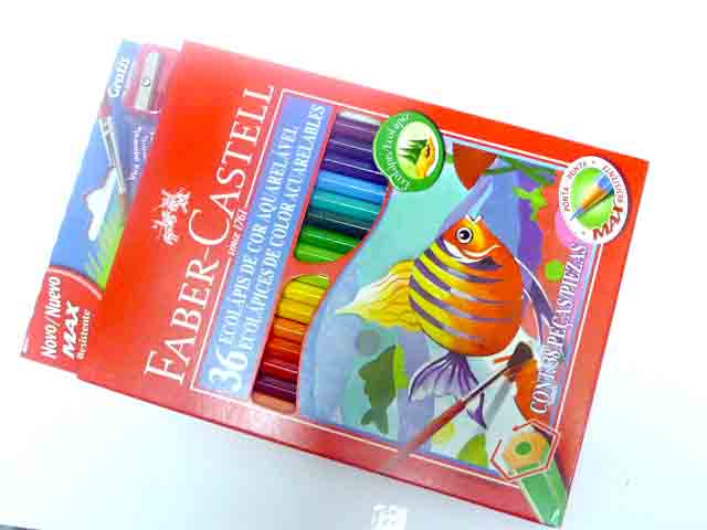 Lápices colores acuarelables 36 Faber-Castell pvp 15.50 €