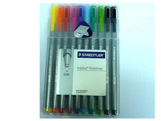 Triplus fineliner 10 colores pvp 11.65 €